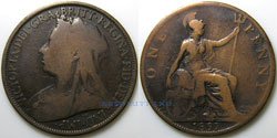 Inglaterra 1 Penny 1897