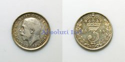 Inglaterra 3 Pence 1919