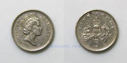 Inglaterra 5 Pence 1969