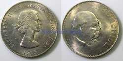 Inglaterra 1 Crown 1965
