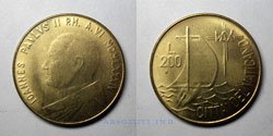 Vaticano 100 Liras 1984