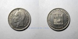 Venezuela 25 centavos 1965